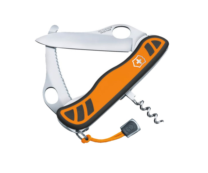 Нож Victorinox Hunter XS (с петлей на лезвии) 111 мм/оранжево-черный. Фото №2