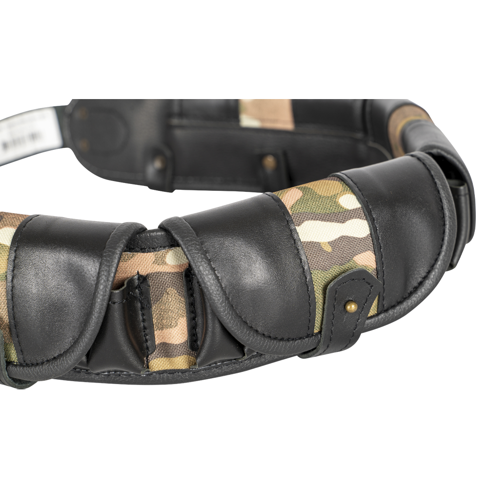 Патронташ №55 на 24 патрона (12 калибра) закрытый, 4 клапана, кожа/ткань (ИП Шунина). Фото №5 Патронташ №55 на 24 патрона (12 калибра) закрытый, 4 клапана, кожа/ткань (ИП Шунина). Фото №5