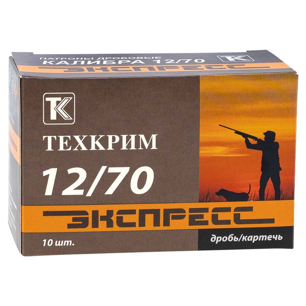 Патрон Техкрим 12/70 Экспресс №5 (в упаковке 10 шт) (в коробке 240 шт.). Фото №3 Патрон Техкрим 12/70 Экспресс №5 (в упаковке 10 шт) (в коробке 240 шт.). Фото №3