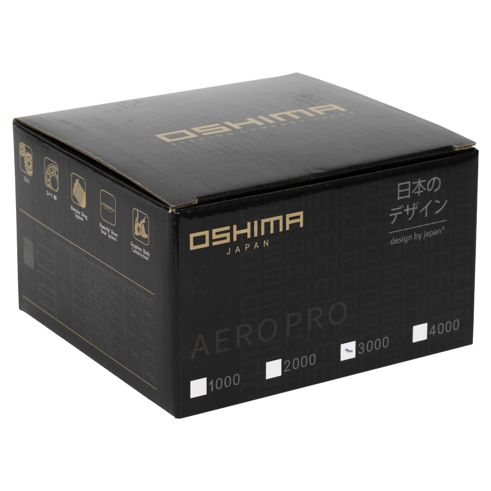 Катушка безынерционная Oshima Aero Pro 3000 (bb 3+1; gr 5.2:1). Фото №6