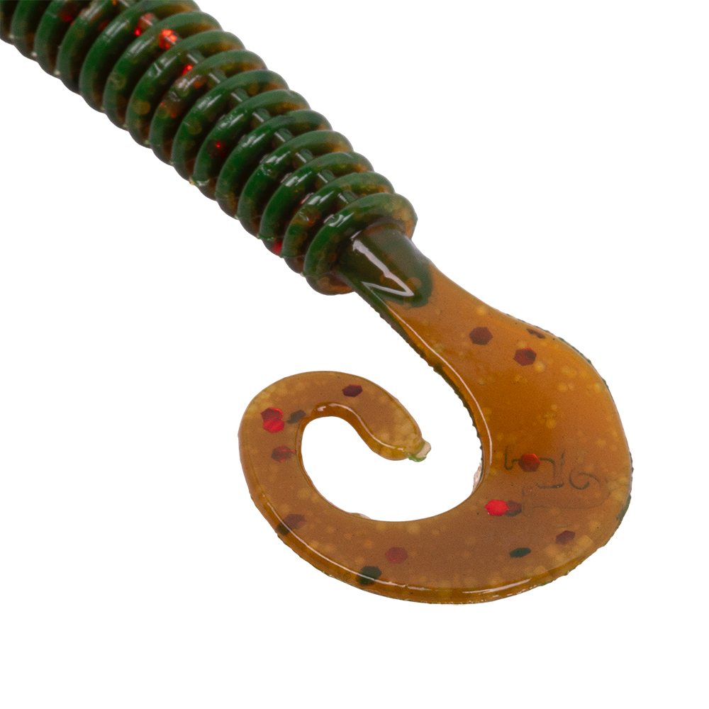 Твистер Lucky John Pro Series Ballist 3,3" 84мм, (8шт. упак.) цвет PA16. Фото №3