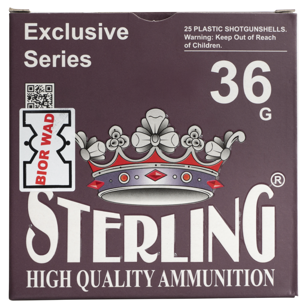 Патрон STERLING 12/70 Bior № 5 36 гр. (пачка 25 шт.). Фото №5 Патрон STERLING 12/70 Bior № 5 36 гр. (пачка 25 шт.). Фото №5