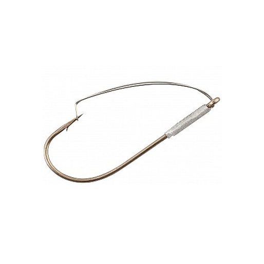 Крючок GAMAKATSU Worm Wireguard BRZ №1 (4шт.). Фото №2