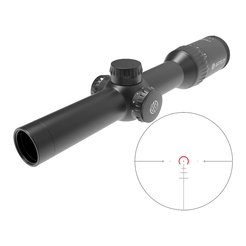 Прицел оптический ARTELV 1-6x24 SFP, 30 mm, CRS с подсветкой . Фото №7 Прицел оптический ARTELV 1-6x24 SFP, 30 mm, CRS с подсветкой . Фото №7
