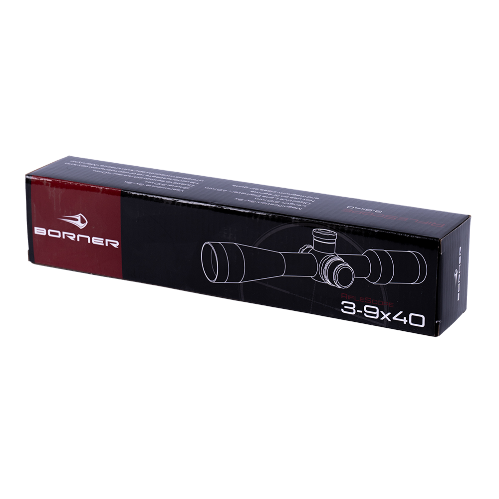 Прицел оптический Borner 3-9х40. Фото №1 Прицел оптический Borner 3-9х40. Фото №1