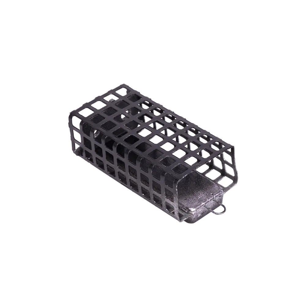 Кормушка окрашенная (черная) "FISH GOLD"-2 с дном 100гр. Фото №1