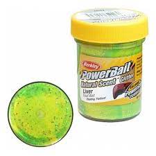 Паста форелевая "Berkley" NATURAL SCENT TROUT BAIT 50gr LIVER-FLUO GREEN YELLOW (зел/жел. с блеском). Фото №1 Паста форелевая "Berkley" NATURAL SCENT TROUT BAIT 50gr LIVER-FLUO GREEN YELLOW (зел/жел. с блеском). Фото №1