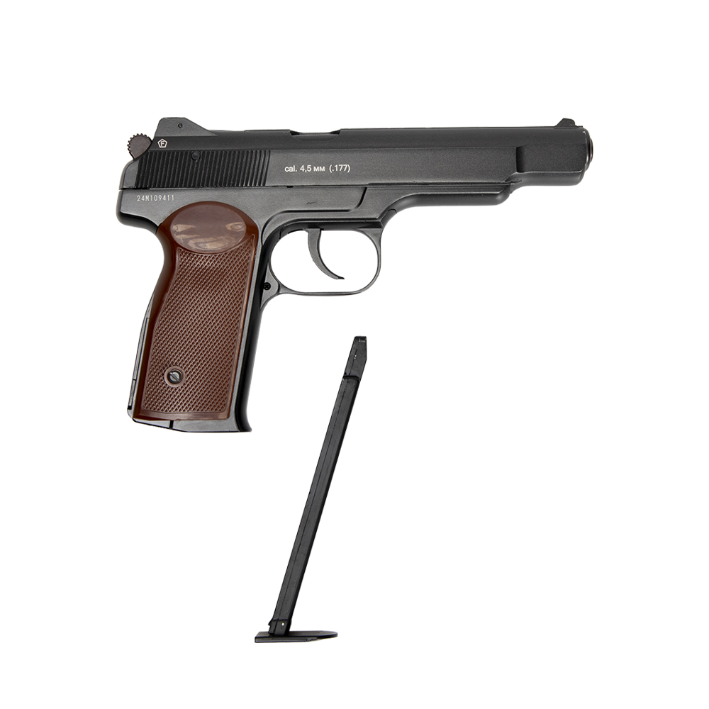 Пистолет пневматический BORNER APS-M Black, калибр 4,5 мм (металл)/BBs    . Фото №5