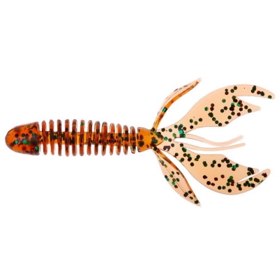 Съедобная резина твистер-рачок AKKOI Slick 75 D010. Фото №1