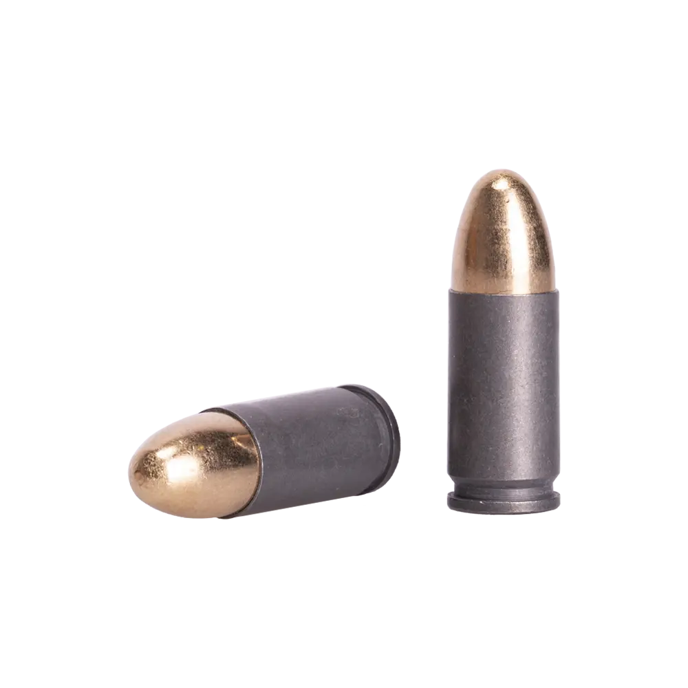 Патрон нарезной пистолетный ТПЗ Luger 9х19 FMJ 6,16г (95gr) ст. гильза (пачка 50шт)(коробка 1000шт). Фото №2