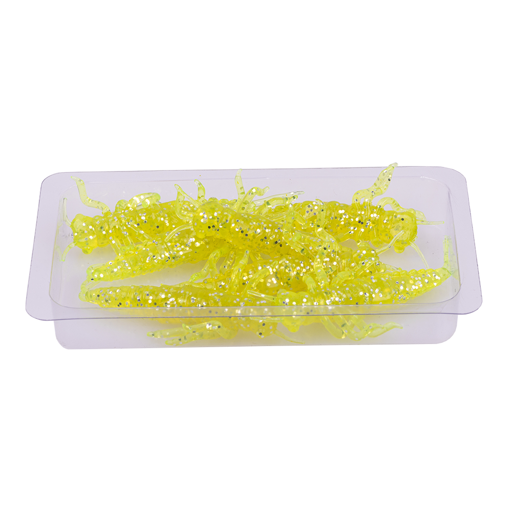 Твистер Lucky John Pro Series Nayada 2,5" 64мм, (7шт. упак.) цвет 071. Фото №4