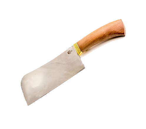 Нож "Мясной", ст.65х13, литье, орех (ИП Семина). Фото №1