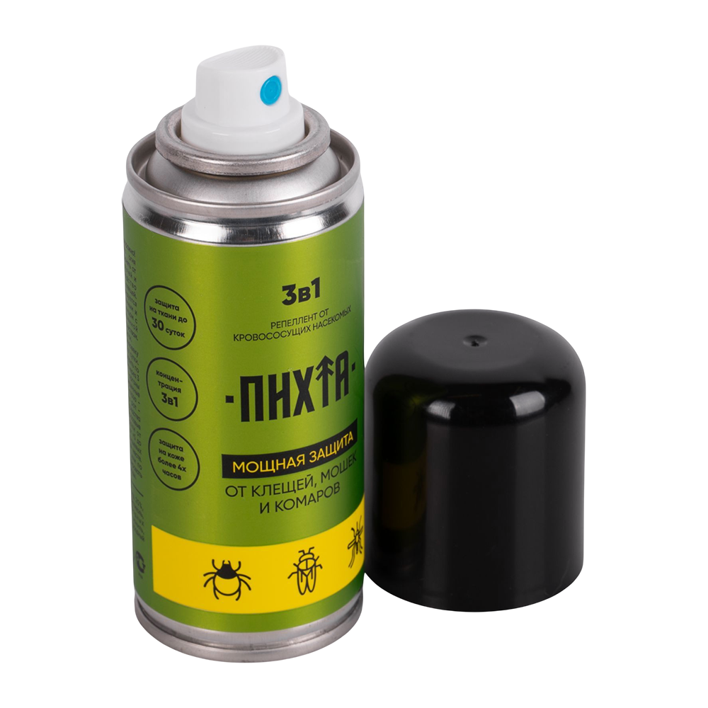 Средство ПИХТА от комаров, мошек и клещей 3в1 для всей семьи, 140 мл. Фото №3
