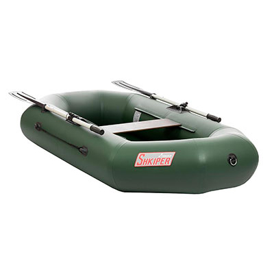 Лодка надувная ПВХ Шкипер 220 (зеленый). Фото №2