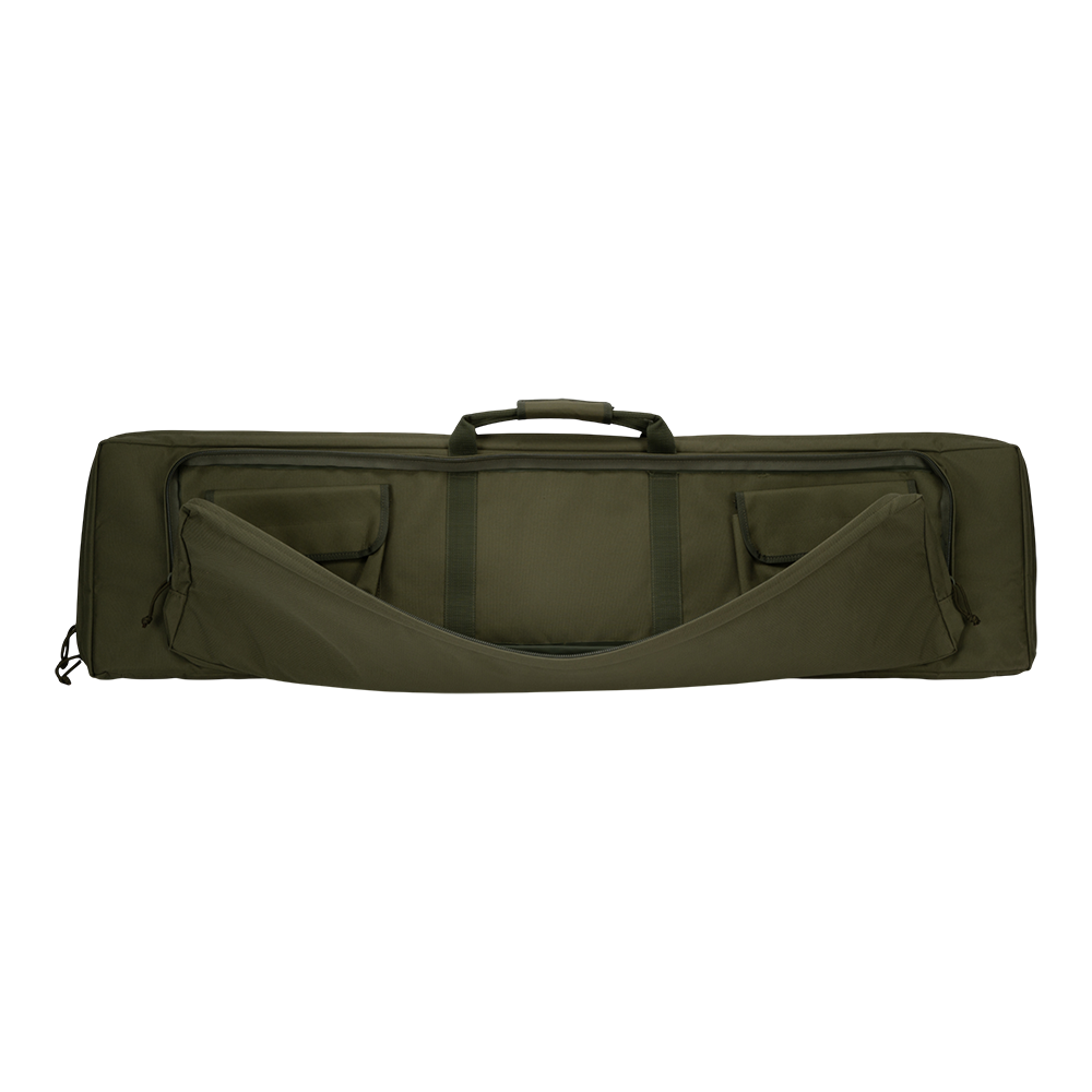 Кейс VEKTOR из капрона зел. с ППЭ и креплением оружия системой "молле" с рюкзачн. лямками и доп. отд. Фото №2