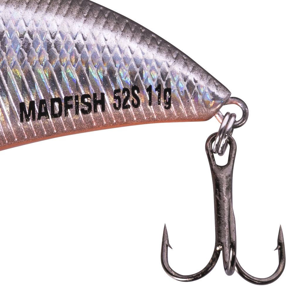 Воблер-раттлин MADFISH 52мм, 11г, заглубление 0,5-1,5м, цвет 01. Фото №2 Воблер-раттлин MADFISH 52мм, 11г, заглубление 0,5-1,5м, цвет 01. Фото №2