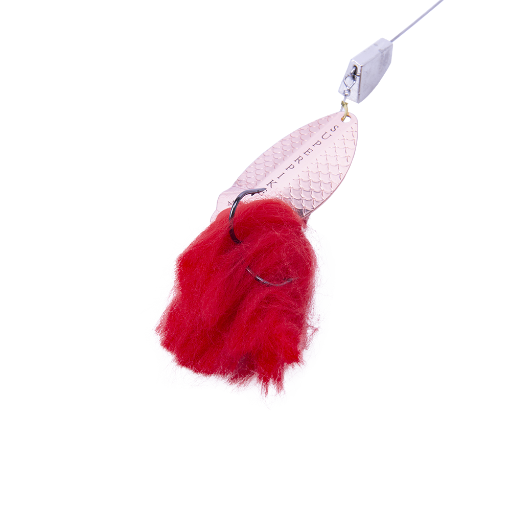 Блесна вращающаяся MADFISH Super Pike №4, 24гр, цвет (Copper-red-dot). Фото №3