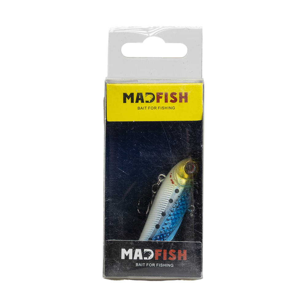 Воблер-раттлин MADFISH 55мм, 8,5гр, цвет 10. Фото №3 Воблер-раттлин MADFISH 55мм, 8,5гр, цвет 10. Фото №3