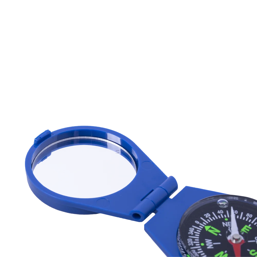 Компас ДС 45-8В, крышка, зеркало, круглый, пластиковый, без блистера. Фото №5