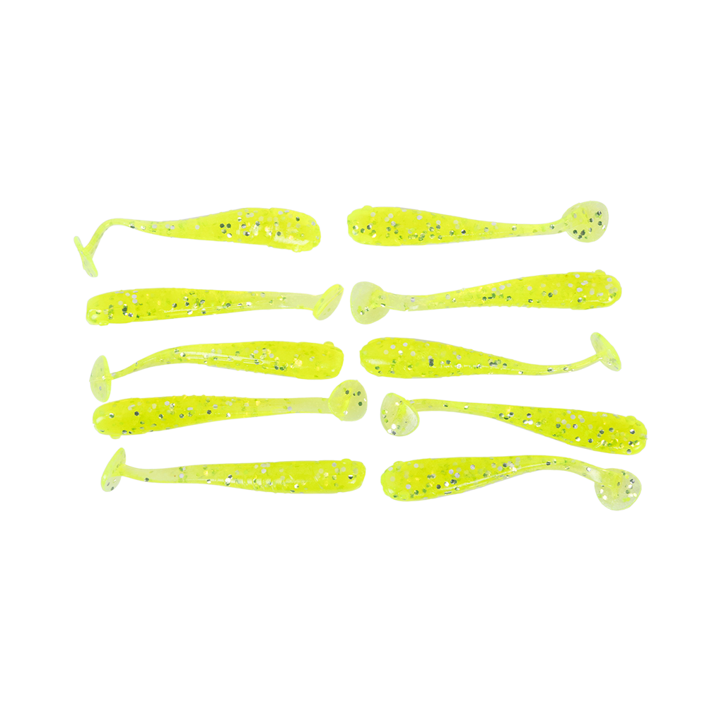 Виброхвост Lucky John Pro Series Baby Rockfish 2,4" 62мм, (10шт. упак.) цвет 071. Фото №1