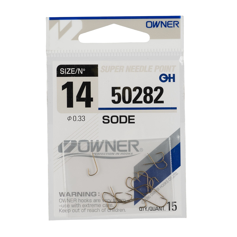 Крючок OWNER №50282  №14 (19шт.). Фото №1