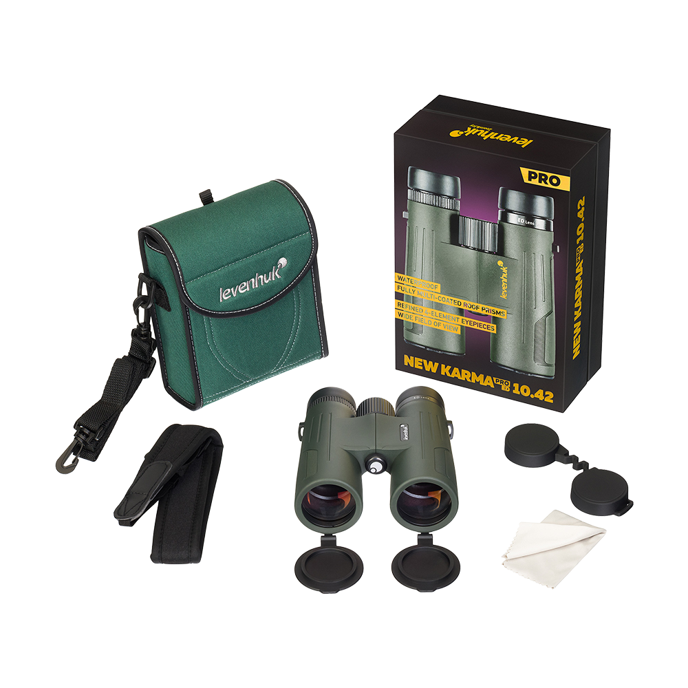 Бинокль Levenhuk New Karma PRO ED 10x42. Фото №13 Бинокль Levenhuk New Karma PRO ED 10x42. Фото №13