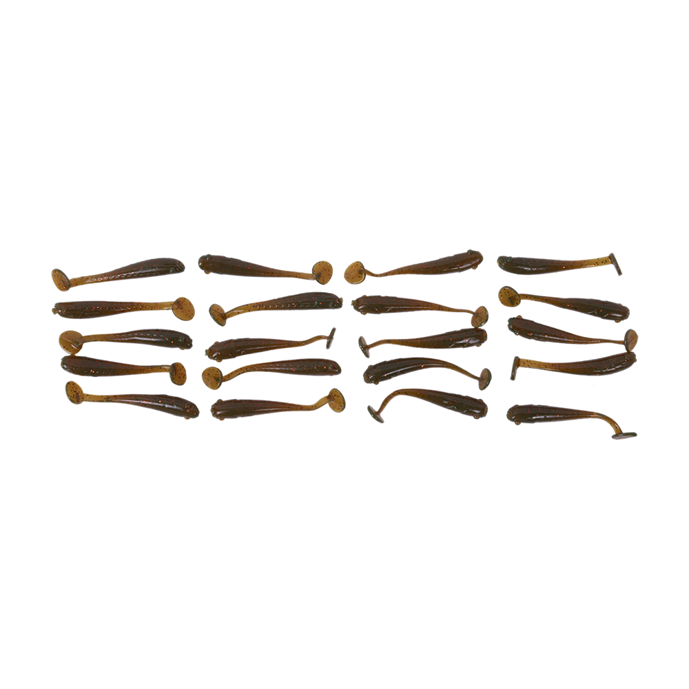 Виброхвост Lucky John Pro Series Baby Rockfish 1,4" 35мм, (20шт. упак.) цвет 085. Фото №1