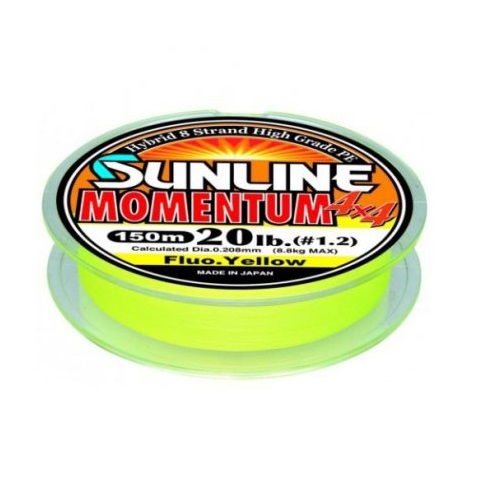 Шнур плетеный Sunline MOMENTUM 4X4 150m HG(Y)12LB/ #0 8. Фото №2