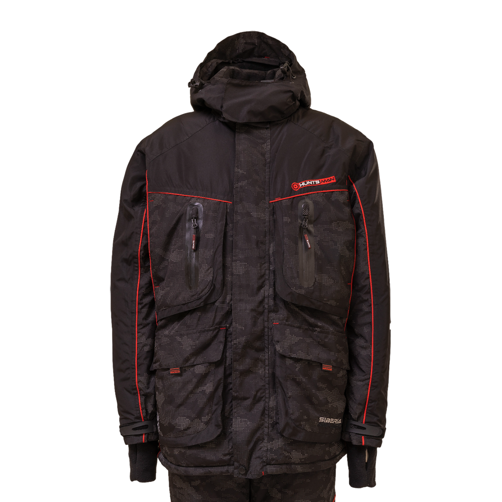 Костюм Huntsman Siberia Reflect (Черный, Reflex Membrane) р. 48-50/170-176. Фото №2 Костюм Huntsman Siberia Reflect (Черный, Reflex Membrane) р. 48-50/170-176. Фото №2