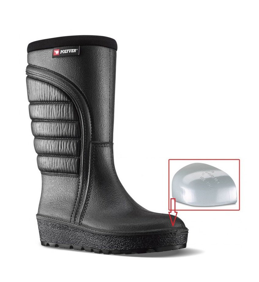 Сапоги SAFETY металлизированным подноском, (черные). Фото №1 Сапоги SAFETY металлизированным подноском, (черные). Фото №1