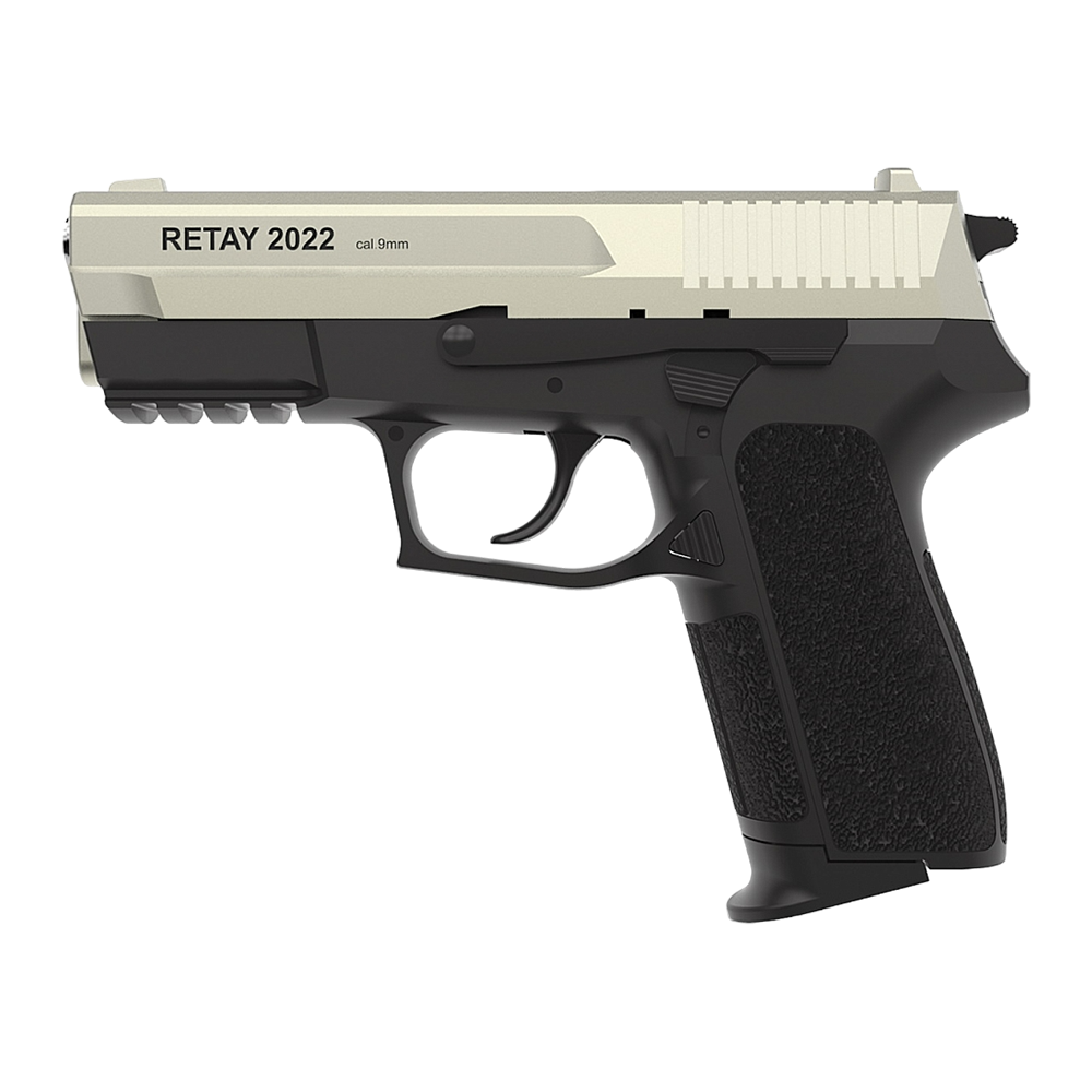 Пистолет охолощенный RETAY S2022, (Sig Sauer), Сатин, калибр 9mm. P.A.K. Фото №4