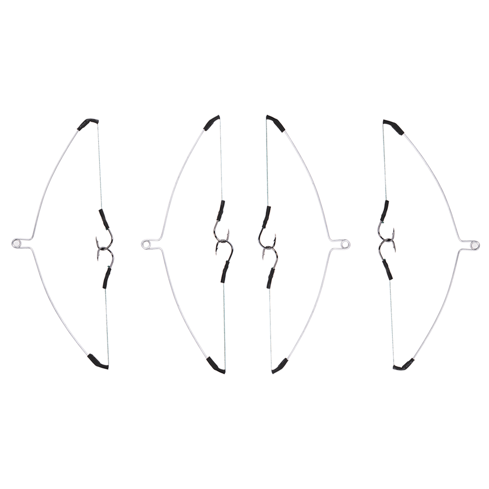 Снасть карповая КОРОМЫСЛО оснащ. 120мм крючок №8 (уп.4шт.). Фото №1