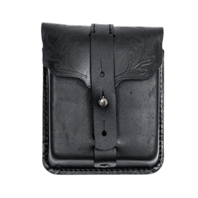 Подсумок "Универсальный" 5-10п (кожа, черный) (Хольстер). Фото №1