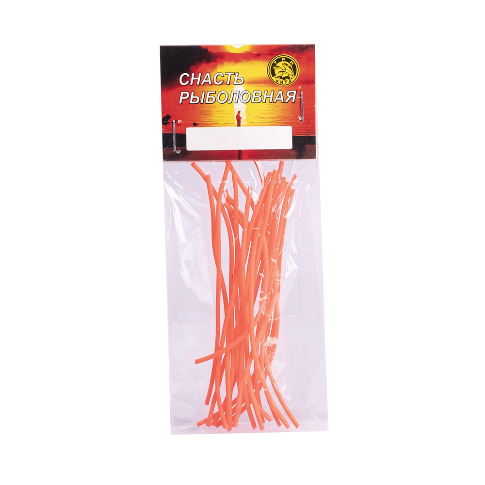 Кембрик d0,8*1,5 флуоресцентный красный (уп.20шт*10см). Фото №3