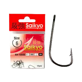 Крючки Saikyo KH-10006 Sode Ring BN №0,8 (10шт). Фото №2