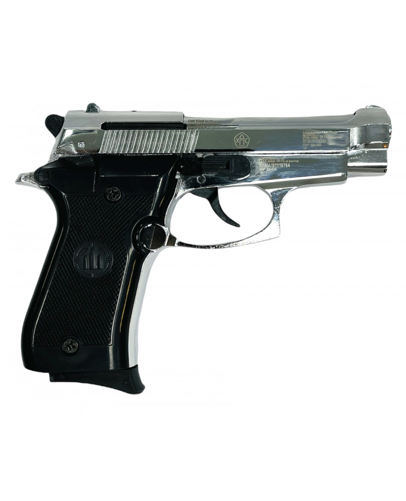 Пистолет охолощенный RETAY MOD84, (Beretta), Никель, калибр 9mm. P.A.K. Фото №3