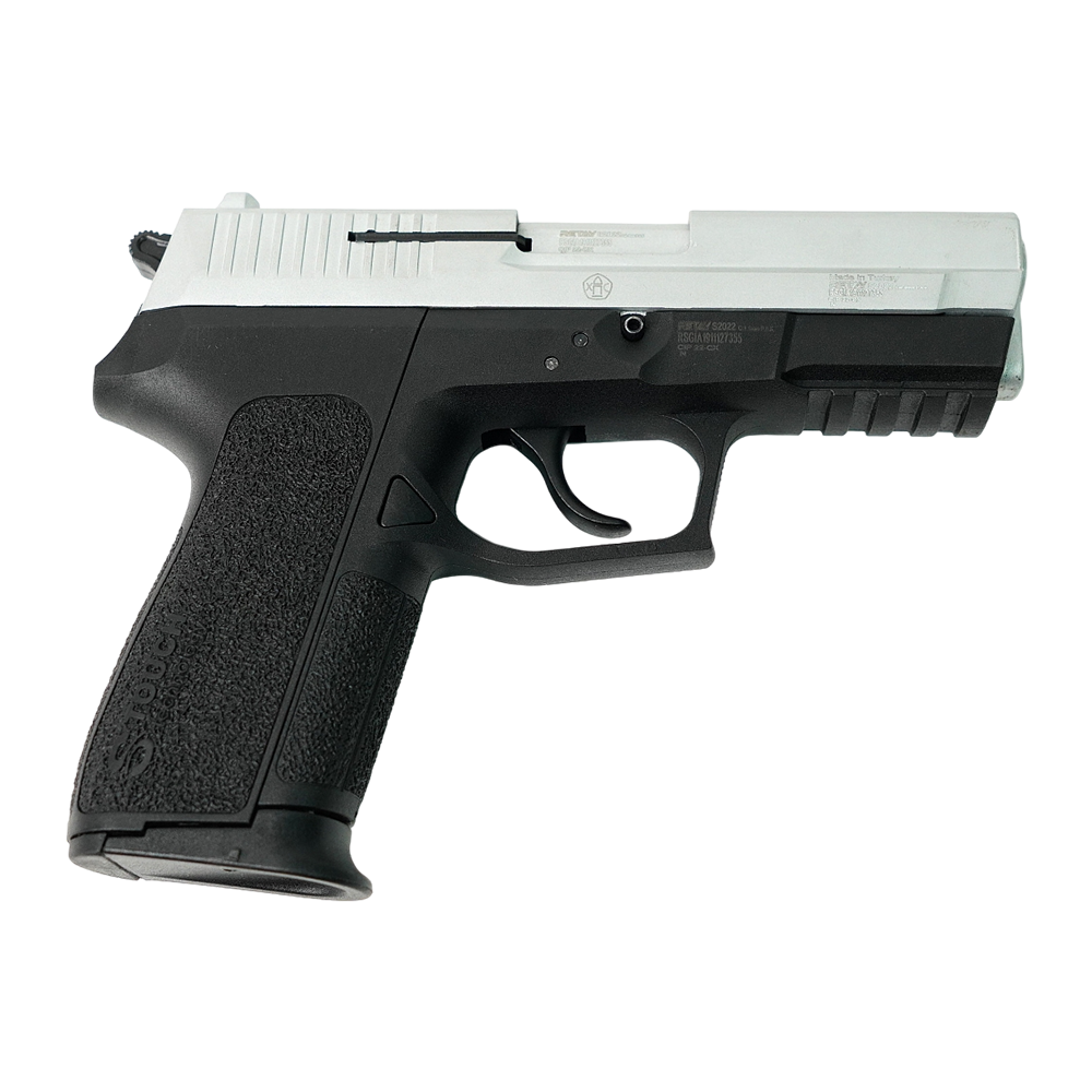 Пистолет охолощенный RETAY S2022, (Sig Sauer), Хром, калибр 9mm. P.A.K. Фото №1