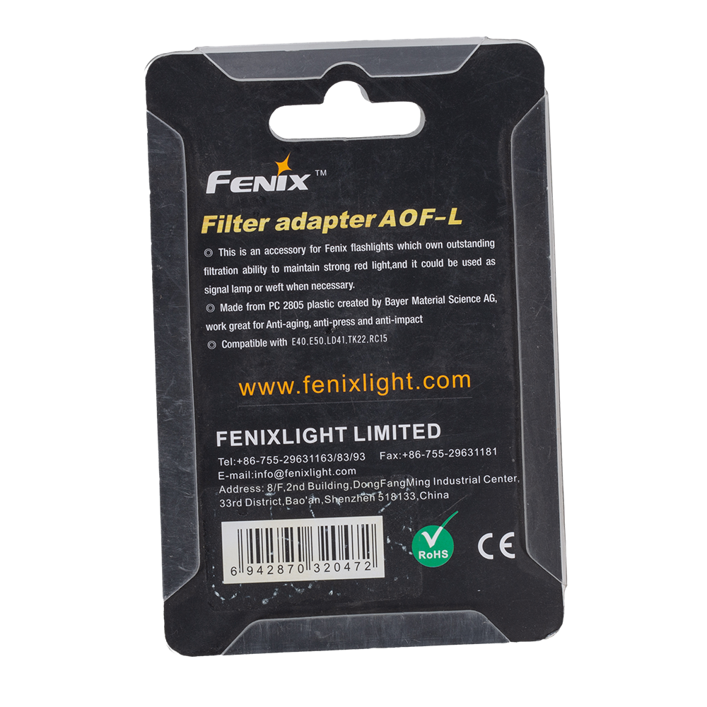 Фильтр для фонаря Fenix зеленый AOF-L. Фото №4