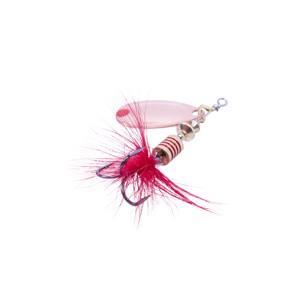 Блесна вращающаяся MADFISH Aglia №2, 4,5гр, цвет (Copper-red-dot). Фото №3