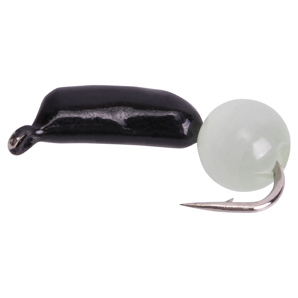 Мормышка вольфрамовая Trye Weight черная "Кошачий глаз" d2,0мм подвес, светло-зеленый (10шт). Фото №1 Мормышка вольфрамовая Trye Weight черная "Кошачий глаз" d2,0мм подвес, светло-зеленый (10шт). Фото №1