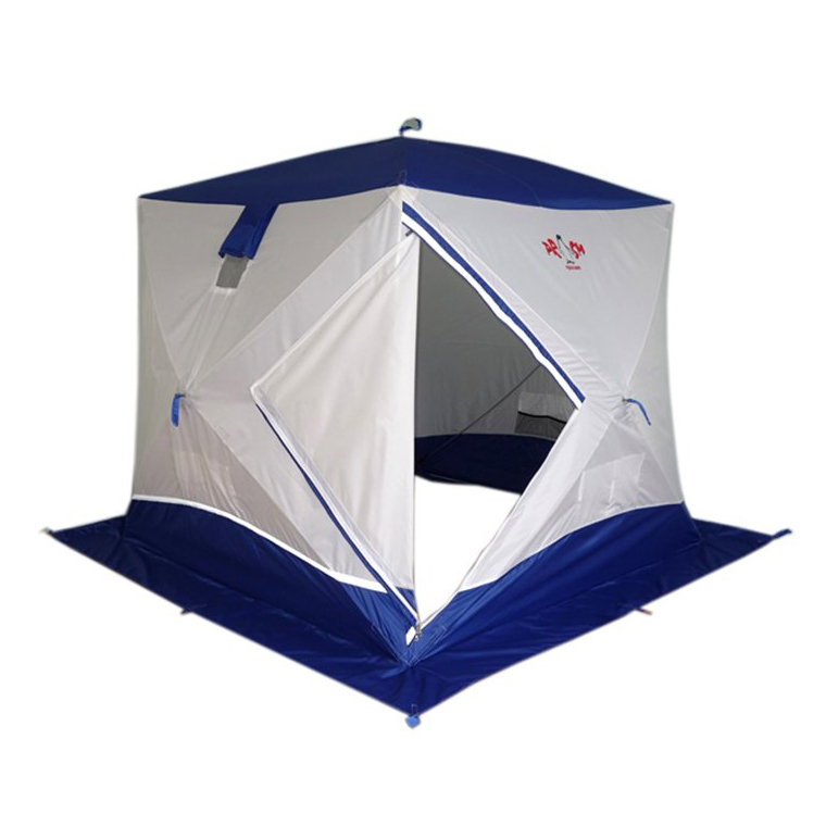Палатка Пингвин BRAND NEW Призма 2-сл. 200*185 В95Т1 (бело-синий). Фото №2 Палатка Пингвин BRAND NEW Призма 2-сл. 200*185 В95Т1 (бело-синий). Фото №2