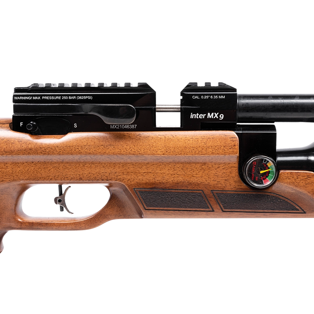 Винтовка пневматическая ASELKON MX 9, калибр 6,35, 3 Дж (РСР, дерево) L=550. Фото №3 Винтовка пневматическая ASELKON MX 9, калибр 6,35, 3 Дж (РСР, дерево) L=550. Фото №3