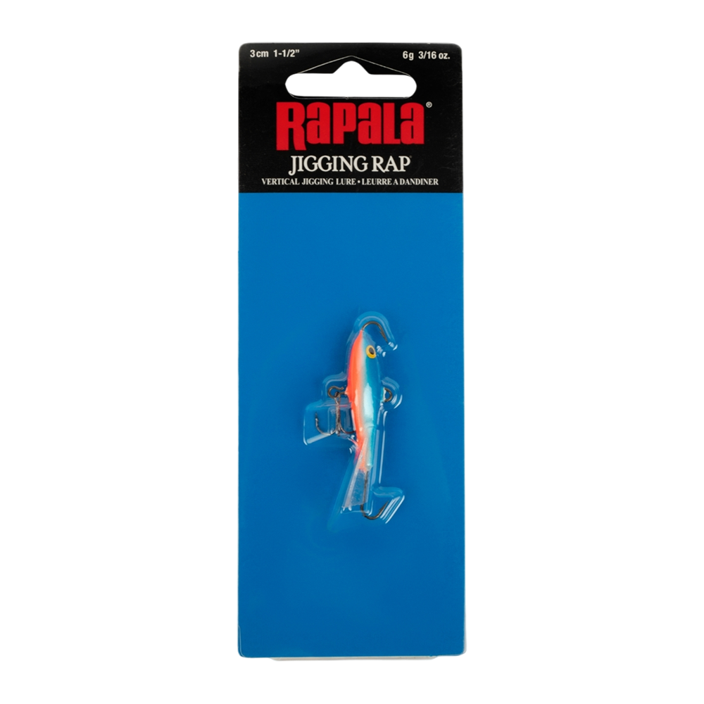 Балансир Rapala Jigging Rap 30мм, 6гр, цвет (BSR) с тройником. Фото №1 Балансир Rapala Jigging Rap 30мм, 6гр, цвет (BSR) с тройником. Фото №1
