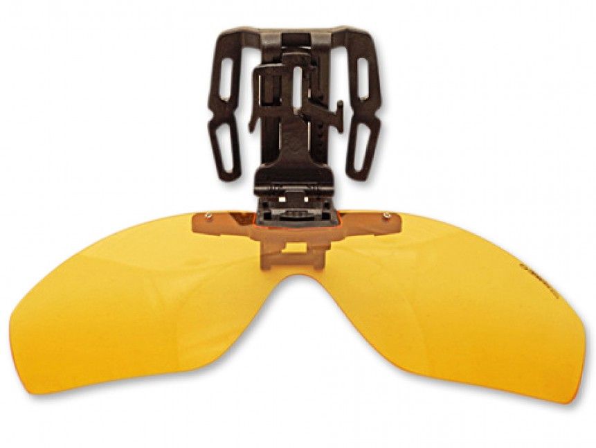 Накладка Clip-on-Clap поляризационная на бейсболку Yellow (Желтый)(KOSADAKA). Фото №2 Накладка Clip-on-Clap поляризационная на бейсболку Yellow (Желтый)(KOSADAKA). Фото №2