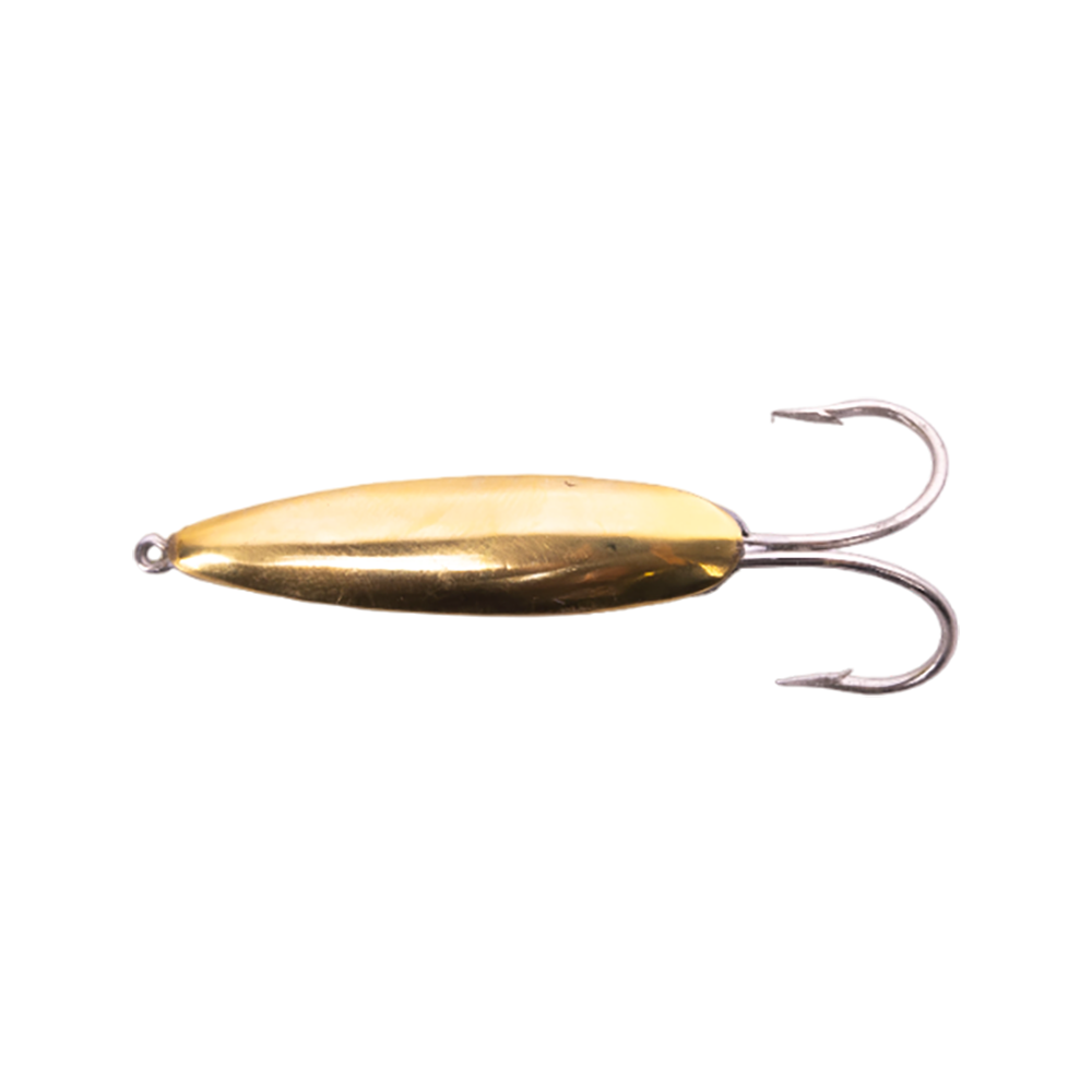 Блесна ЖОР Алтынка Коза 50мм, 11гр, цвет (латунь) впаянный двойник. Фото №1