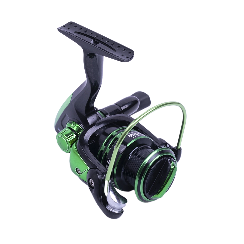 Катушка Inquisitor Green Fox 2000 (Зеленая 5.1:1,9+1 подшипников+шпуля). Фото №5