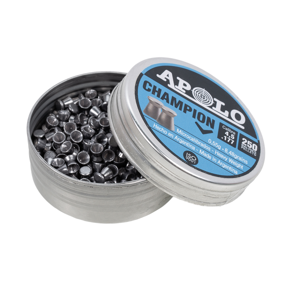 Пуля пневматическая APOLO "Champion", для винтовки, 4.5 0,55 гр. (250 шт.). Фото №2 Пуля пневматическая APOLO "Champion", для винтовки, 4.5 0,55 гр. (250 шт.). Фото №2