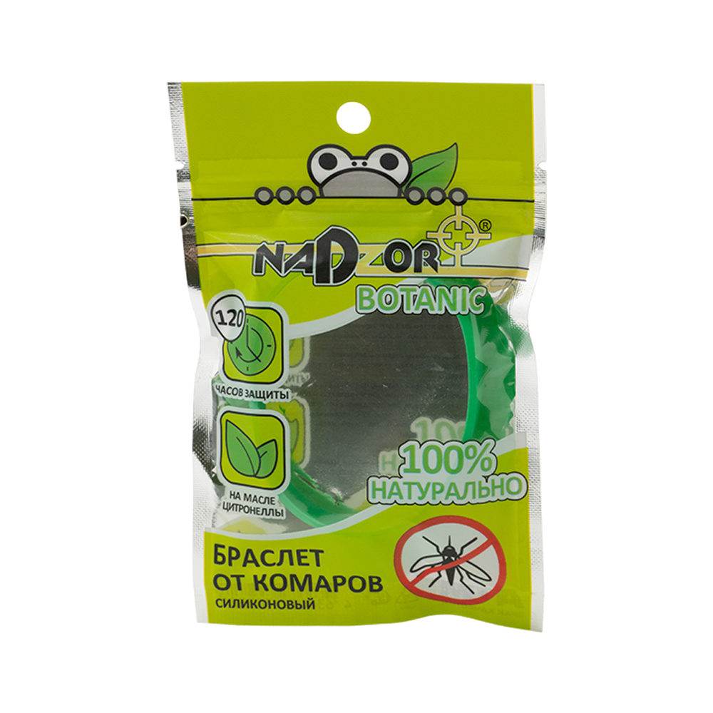 Браслет от комаров НАДЗОР силиконовый (1шт). Фото №3