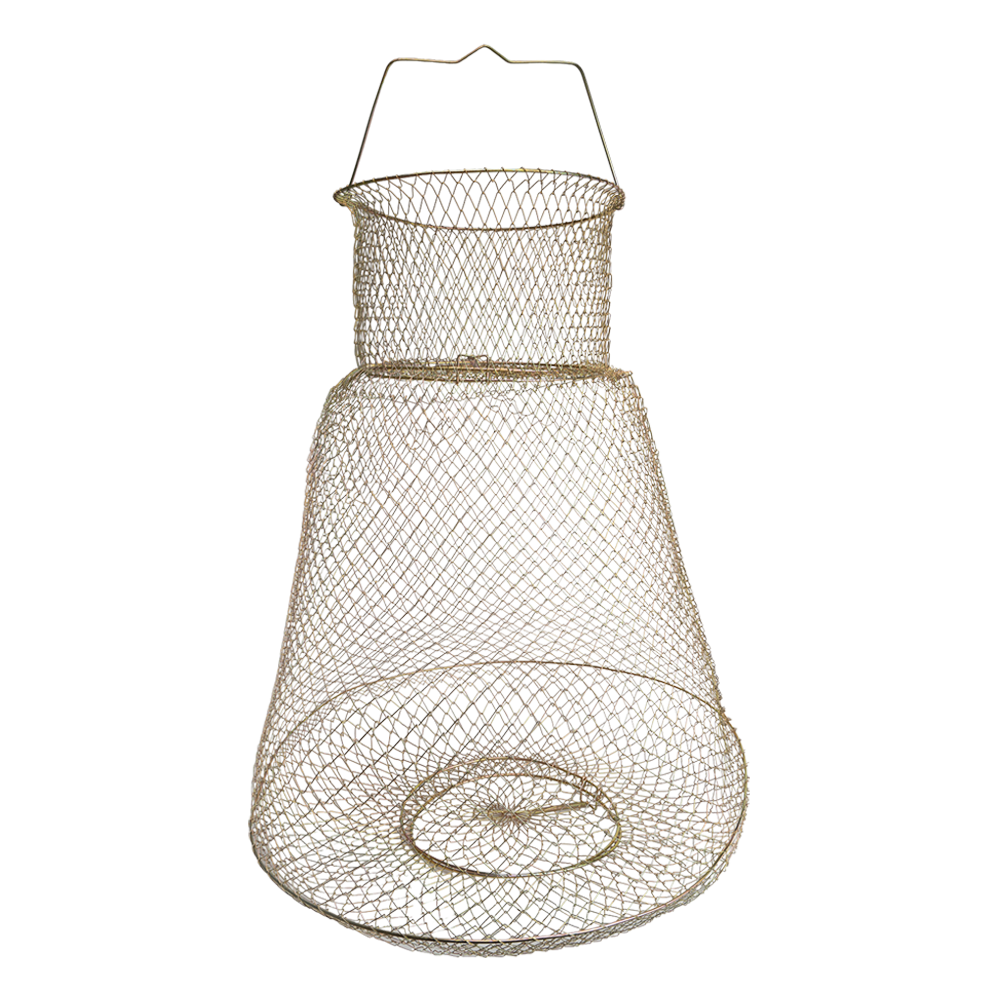 Садок рыболовный Tirana с ручкой, металлическая сетка,  d50, 50см. Фото №1