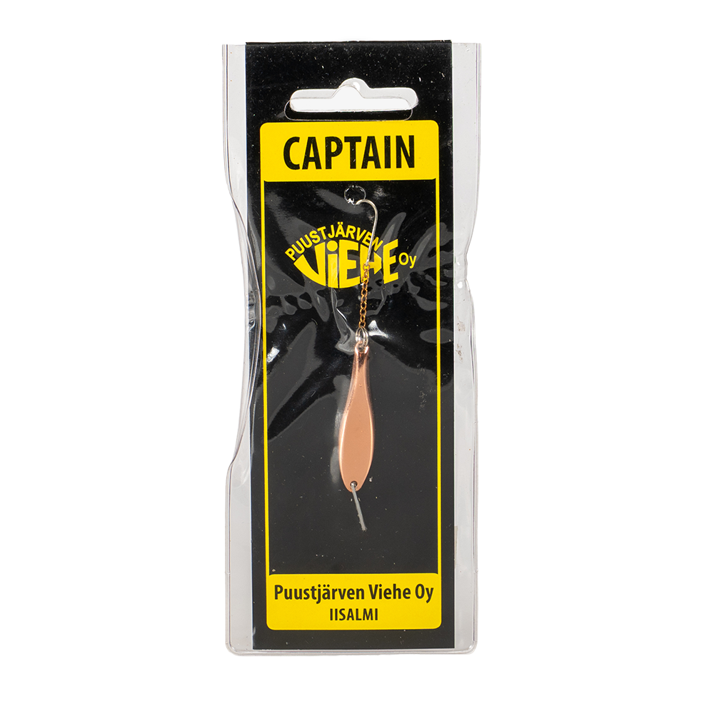 Блесна Puustjarven Captain 38мм, 5гр, цвет (Hop/Kup) цепочка-крючок. Фото №1